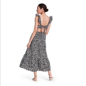 RIXO For Target Floral Ruffle Strap Dress NWT